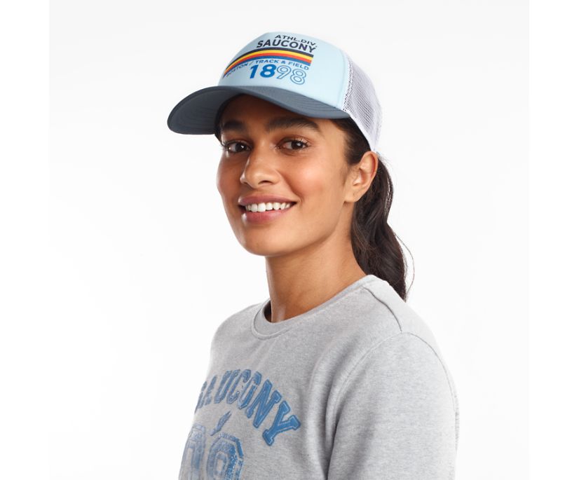 Women\'s Saucony Foam Trucker Hats Blue | Singapore 360CTVE